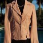 Cache $298 TEXTURE LEATHER JACKET Top NWT 0/2/4/6/10/12/14 BABY LIP PINK COLOR