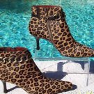 Donald Pliner COUTURE $425 HAIR CALF LEATHER Boot Shoe NIB METAL ANKLE CHAIN Donald Pliner COUTURE $425 HAIR CALF LEATHER Boot Shoe NIB METAL ANKLE CHAIN