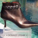 Donald Pliner COUTURE $375 METALLIC LEATHER Boot Shoe NIB METAL ANKLE CHAIN Donald Pliner COUTURE $375 METALLIC LEATHER Boot Shoe NIB METAL ANKLE CHAIN