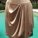 Cache $88 STRETCH FAUX WRAP RUCHED METALLIC Skirt NWT XS/S/M SELF-BELT Cache $88 STRETCH FAUX WRAP RUCHED METALLIC Skirt NWT XS/S/M SELF-BELT