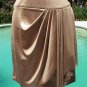 Cache $88 STRETCH FAUX WRAP RUCHED METALLIC Skirt NWT XS/S/M SELF-BELT