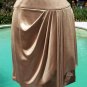 Cache $88 STRETCH FAUX WRAP RUCHED METALLIC Skirt NWT XS/S/M SELF-BELT