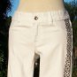 Cache $98 RHINESTONE STUD EMBELLISHED Jean Pant NWT 0/2 XS STRETCH SCROLL