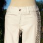 Cache $98 RHINESTONE STUD EMBELLISHED Jean Pant NWT 0/2 XS STRETCH SCROLL