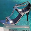 Donald Pliner COUTURE $275 MIRROR METALLIC LEATHER Shoe NIB 10 T STRAPY SANDAL Donald Pliner COUTURE $275 MIRROR METALLIC LEATHER Shoe NIB 10 T STRAPY SANDAL