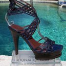 Donald Pliner $495 COUTURE LIZARD LEATHER 1.5" PLATFORM Shoe NIB 5"HEEL SIGNATUR