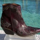 Donald Pliner $625 WESTERN COUTURE VINTAGE SUEDE CRUSHED LEATHER BOOT Shoe NIB Donald Pliner $625 WESTERN COUTURE VINTAGE SUEDE CRUSHED LEATHER BOOT Shoe NIB