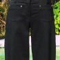 Cache $88 SILVER METAL STUD POCKET CROP CAPRI Pant NWT XS/S STRETCH ANKLE VENT
