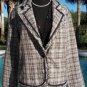 CHICO'S Chicos 2 3 $158 TEXTURE COAT Jacket Top NWT M/L/XL BOUCLE TWEED