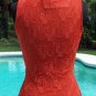 Cache $88 SHEER ILLUSION LACE BACK PEEK-A-BOO MESH FRONT CAMI Top NWT XS/S/M