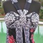 Cache $108 SILK RUCHED HALTER Top NWT XS BUILT-IN BRA Side Zip STRETCH
