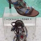 Donald Pliner $265 COUTURE METALLIC LEATHER Shoe Sandal NIB GEM STONE 8.5