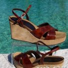 Donald Pliner $225 COUTURE PATENT SUEDE PLATFORM WEDGE Shoe NIB 10 CORK MIDSOLE Donald Pliner $225 COUTURE PATENT SUEDE PLATFORM WEDGE Shoe NIB 10 CORK MIDSOLE