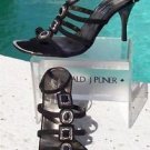 Donald Pliner $295 COUTURE SUEDE LEATHER Shoe NIB EMBELLISHED T-STRAP SANDAL Donald Pliner $295 COUTURE SUEDE LEATHER Shoe NIB EMBELLISHED T-STRAP SANDAL
