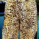 Cache Stretch $98 Crop Pant NWT XS/S 2/4/6 STRETCH ANIMAL PRINT ANKLE ZIPPER Cache Stretch $98 Crop Pant NWT XS/S 2/4/6 STRETCH ANIMAL PRINT ANKLE ZIPPER