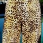 Cache Stretch $98 Crop Pant NWT XS/S 2/4/6 STRETCH ANIMAL PRINT ANKLE ZIPPER