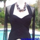 Cache $168 RUCHED OTTOMAN SHEER ILLUSION SHOULDER SLEEVE Top NWT XS/S 0/2/4/6 Cache $168 RUCHED OTTOMAN SHEER ILLUSION SHOULDER SLEEVE Top NWT XS/S 0/2/4/6