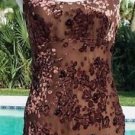Cache $118 SHEER ILLUSION BURN-OUT VELVET BEADS Top DRESS NWT XS/S/M 2/4/6/8 Cache $118 SHEER ILLUSION BURN-OUT VELVET BEADS Top DRESS NWT XS/S/M 2/4/6/8