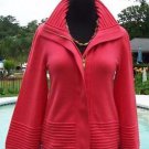 Cache $118 2-WAY UN-ZIP DARING JACKET Top NWT XS/S/M WOOL BLEND STRETCH Cache $118 2-WAY UN-ZIP DARING JACKET Top NWT XS/S/M WOOL BLEND STRETCH