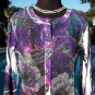 Cache $108 SEQUIN ENCRUSTED STRETCH CARDIGAN Top NWT XS/S GEM STONE BUTTONS