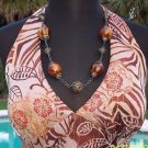 Cache $128 SILK METALLIC LINED HALTER Top NEW 8/10/12 M BUILT IN BRA LINED Cache $128 SILK METALLIC LINED HALTER Top NEW 8/10/12 M BUILT IN BRA LINED