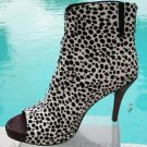 Donald Pliner $495 COUTURE HAIR CALF LEATHER Shoe NIB PEEP-TOE BOOTIE 7.5 Donald Pliner $495 COUTURE HAIR CALF LEATHER Shoe NIB PEEP-TOE BOOTIE 7.5