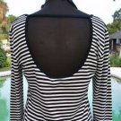 Cache $$$ EMBELLISHED Top NWT STRETCH XS/S/M/L/XL SCOOP NECK OPEN BACK