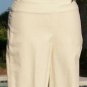 Cambio $195 Modern Classics OFF WHITE CORD Pant NWT 4/6 S STRETCH SIDE ZIPPER