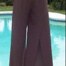 Cache $138 SPLIT-LEG to THIGH RHINESTON BUCKLE Pant NWT LINED SEXY SHOW-OFF