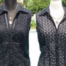 Cache $98 PERCALE PEEK-A-BOO Ribbon Trim Top NWT S/M WEAR WITH OR WITHOUT A CAMI Cache $98 PERCALE PEEK-A-BOO Ribbon Trim Top NWT S/M WEAR WITH OR WITHOUT A CAMI