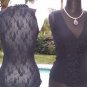 Cache $88 SHEER ILLUSION LACE BACK PEEK-A-BOO MESH FRONT CAMI Top NWT XS/S/M/L