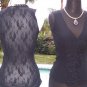 Cache $88 SHEER ILLUSION LACE BACK PEEK-A-BOO MESH FRONT CAMI Top NWT XS/S/M/L