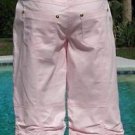 Cache $88 RUCHED DENIM Jean DRESS Pant NWT STRETCH GOLD METAL BUTTONS XS/S Cache $88 RUCHED DENIM Jean DRESS Pant NWT STRETCH GOLD METAL BUTTONS XS/S
