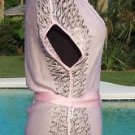 Cache $98 PEEK-A-BOO SIDES KNIT Tunic + REMOVABLE BELT Top NWT XS/S/M/L STRETCH Cache $98 PEEK-A-BOO SIDES KNIT Tunic + REMOVABLE BELT Top NWT XS/S/M/L STRETCH