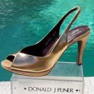 Donald Pliner $285 COUTURE CORK METALLIC LEATHER Pump Shoe NIB SLINGBACK Donald Pliner $285 COUTURE CORK METALLIC LEATHER Pump Shoe NIB SLINGBACK