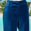 Cache VELVET $138 Dress Pant Jean NWT 0/2/4/6/8 XS/S/M STRETCH DARK AQUA