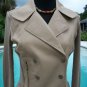 Cache $168 Jacket Top NWT S/M/L PERFORATED pLEATHER RIB KNIT STRETCH