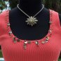 Cache $88 RIB KNIT CHARM EMBELLISHED STRETCH Top NWT XS/S/M/L HEARTS KEYS