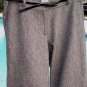 Cache $118 Crop Wool Blend Pant + REMOVABLE BELT NWT 0/2/4/6/8/10/12 TWEED