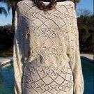 Cache $128 METALLIC PEEK-A-BOO SPLIT SLEEVE Top NWT S/M/L WEAR ALL YEAR STRETCH