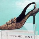 Donald Pliner $325 COUTURE LEATHER Pump Shoe NIB BRONZE FRENCH LEOPARD TAPESTRY Donald Pliner $325 COUTURE LEATHER Pump Shoe NIB BRONZE FRENCH LEOPARD TAPESTRY