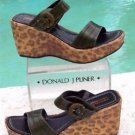 Donald Pliner $285 COUTURE KOGI GATOR LEATHER WEDGE Shoe NIB 10.5 RUBBER SOLE Donald Pliner $285 COUTURE KOGI GATOR LEATHER WEDGE Shoe NIB 10.5 RUBBER SOLE