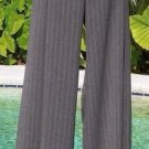 Cache $148 WIDE LEG PIN STRIPE Pant NWT 4/6/8 S/M STRETCH Lillie Rubin
