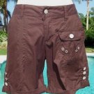Cache $78 CARGO SHORT ROLL-UP ADJUSTABLE LENGTH Pant NWT 4/6 S