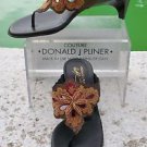 Donald Pliner $325 COUTURE BEADED LEATHER Shoe Sandal NIB THONG T-STRAP SIGNATU