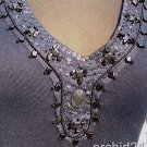 Cache $158 LUXE SILK SEQUIN GEMSTONES BEADS Top NWT XS/S STRETCH KNIT Cache $158 LUXE SILK SEQUIN GEMSTONES BEADS Top NWT XS/S STRETCH KNIT