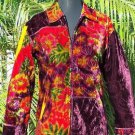 CHICO'S Chicos 1/ 3 $198 VELVET JACKET Top NWT S/M/L/XL LINED FRONT ZIP TEXTURE CHICO'S Chicos 1/ 3 $198 VELVET JACKET Top NWT S/M/L/XL LINED FRONT ZIP TEXTURE
