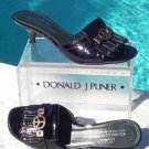 Donald Pliner $275 COUTURE PATENT LEATHER SLIDE Shoe NIB PEACE SIGN SIGNATURE Donald Pliner $275 COUTURE PATENT LEATHER SLIDE Shoe NIB PEACE SIGN SIGNATURE