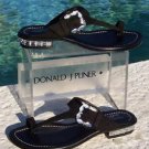 Donald Pliner $295 COUTURE SUEDE LEATHER Shoe Sandal NIB CHUNKY STONES 6.5