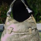 DONALD PLINER $625 METALLIC GATOR PURSE HAND BAG NWT ULTRA MODERN FABRIC DONALD PLINER $625 METALLIC GATOR PURSE HAND BAG NWT ULTRA MODERN FABRIC